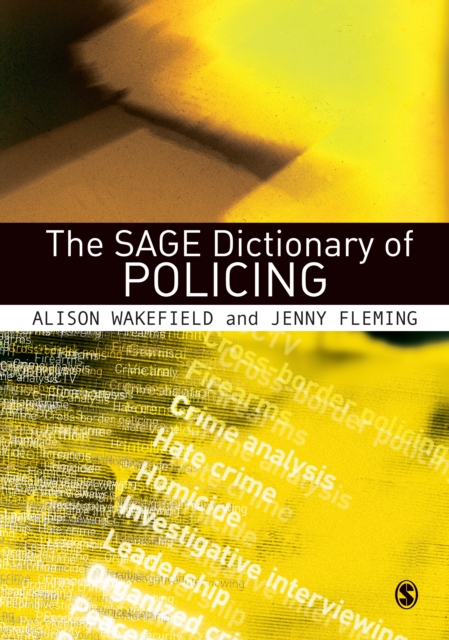 SAGE Dictionary of Policing
