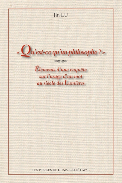 Qu’est-ce qu’un philosophe?