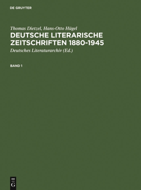 Deutsche literarische Zeitschriften 1880-1945