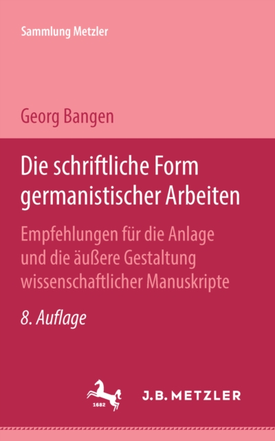 Die schriftliche Form germanistischer Arbeiten