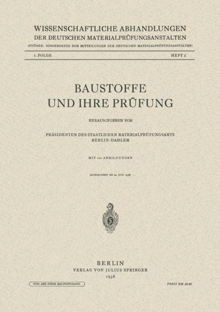 Baustoffe und Ihre Prüfung