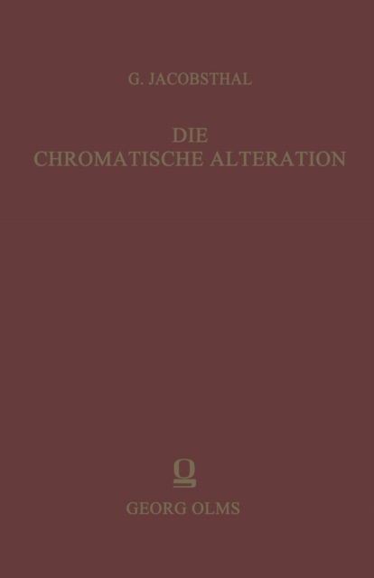 Die chromatische Alteration im liturgischen Gesang der abendländischen Kirche