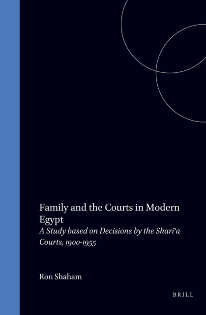 Family and the Courts in Modern Egypt