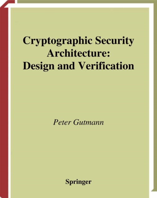 Cryptographic Security Architecture
