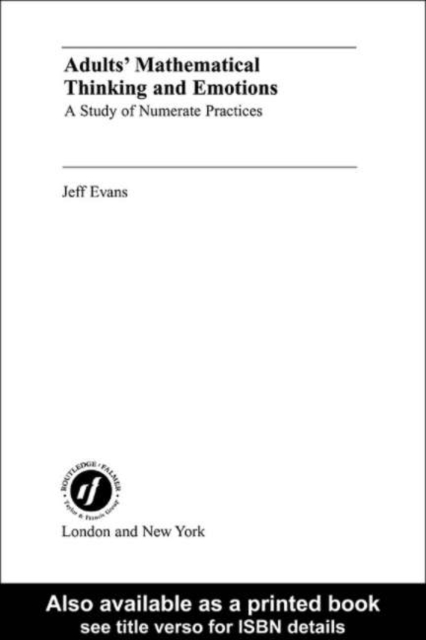 Adults' Mathematical Thinking and Emotions
