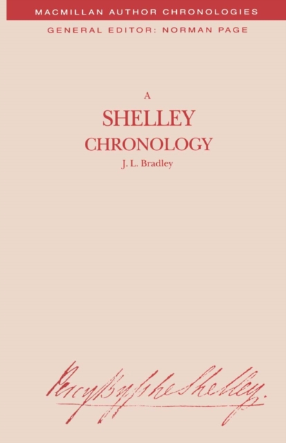 Shelley Chronology