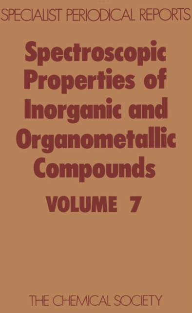 Spectroscopic Properties of Inorganic and Organometallic Compounds