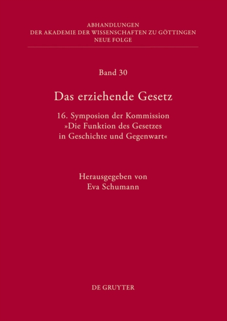 Das erziehende Gesetz