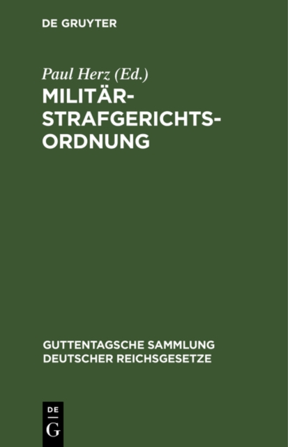 Militärstrafgerichtsordnung