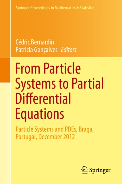From Particle Systems to Partial Differential Equations