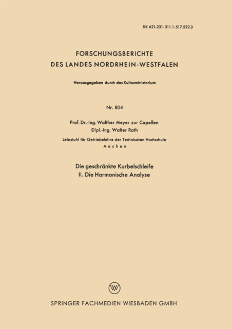 Die geschränkte Kurbelschleife