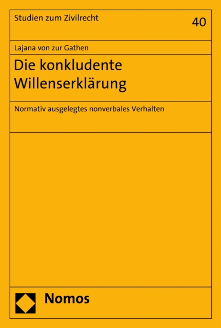 Die konkludente Willenserklärung