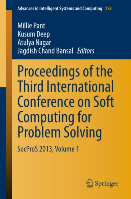Proceedings of the Third International Conference on Soft Computing for Problem Solving