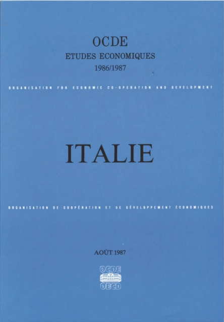 Etudes economiques de l'OCDE : Italie 1987