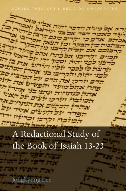 Redactional Study of the Book of Isaiah 13-23