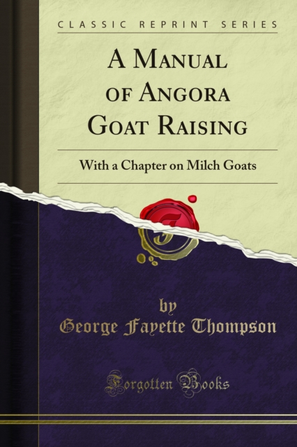 Manual of Angora Goat Raising