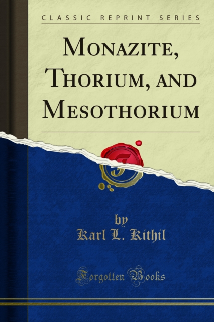 Monazite, Thorium, and Mesothorium