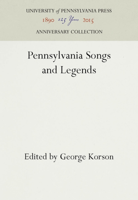 Pennsylvainia Songs and Legends