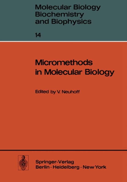 Micromethods in Molecular Biology