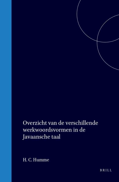 Overzicht van de verschillende werkwoordsvormen in de Javaansche taal