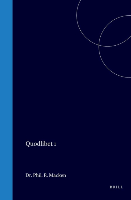 Quodlibet 1