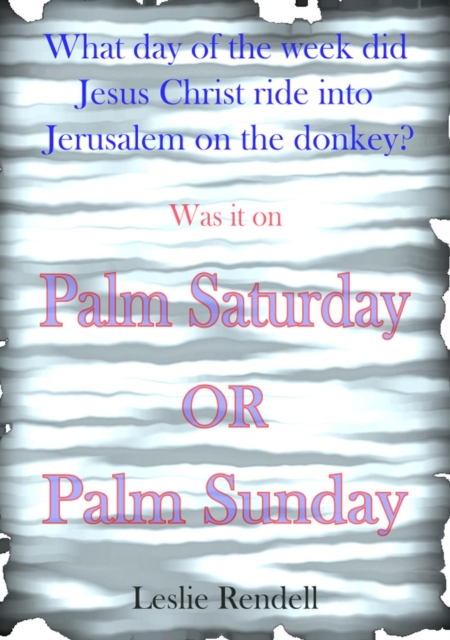 Palm Saturday