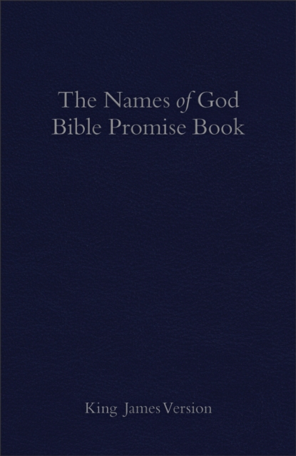 KJV Names of God Bible Promise Book, Blue Imitation Leather