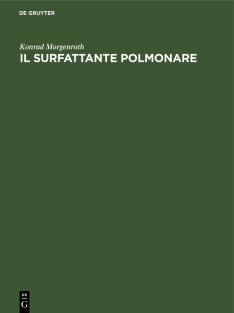 Il surfattante polmonare