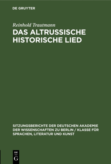 altrussische historische Lied