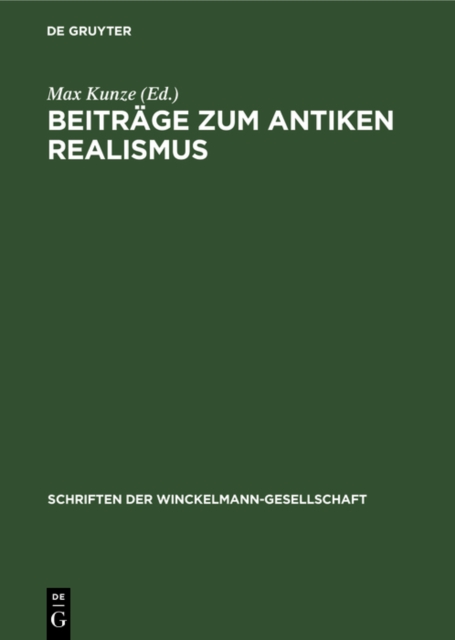 Beitrage zum antiken Realismus