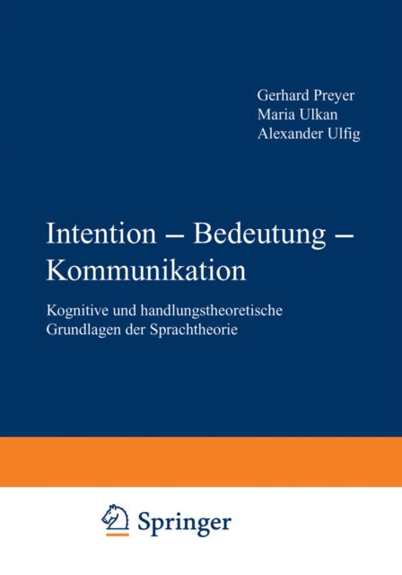 Intention — Bedeutung — Kommunikation
