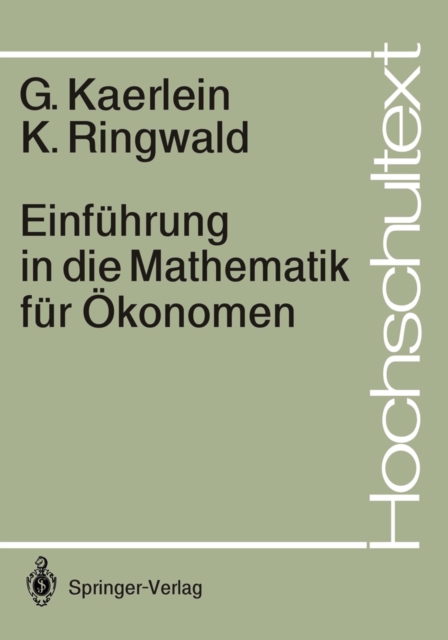 Einführung in die Mathematik für Ökonomen