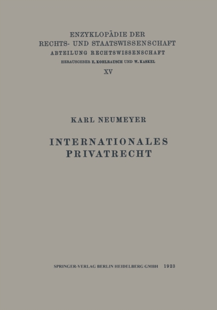 Internationales Privatrecht