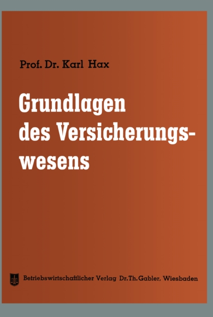 Grundlagen des Versicherungswesens