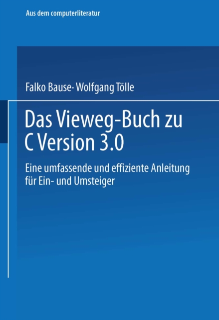 Das Vieweg-Buch zu C++ Version 3