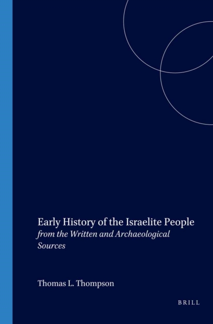 Early History of the Israelite People