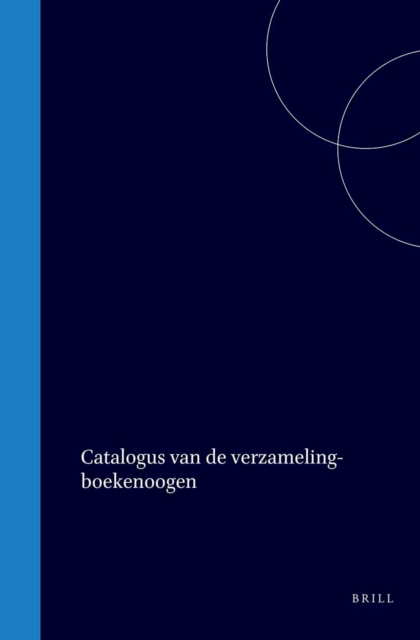Catalogus van de verzameling-Boekenoogen