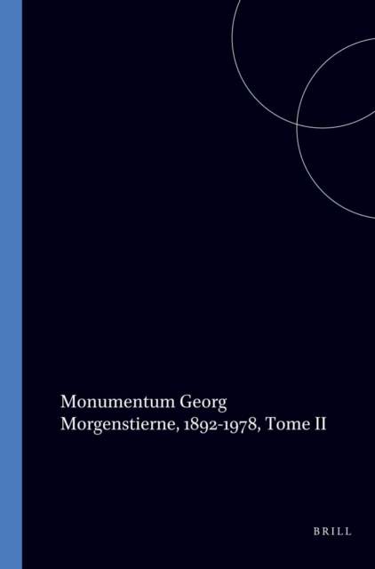 Monumentum Georg Morgenstierne II