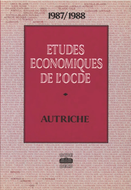 Etudes economiques de l'OCDE : Autriche 1988