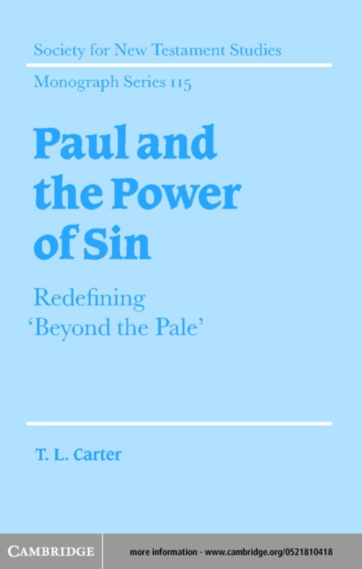 Paul and the Power of Sin