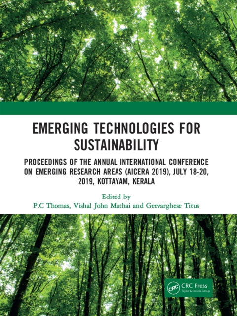 Emerging Technologies for Sustainability