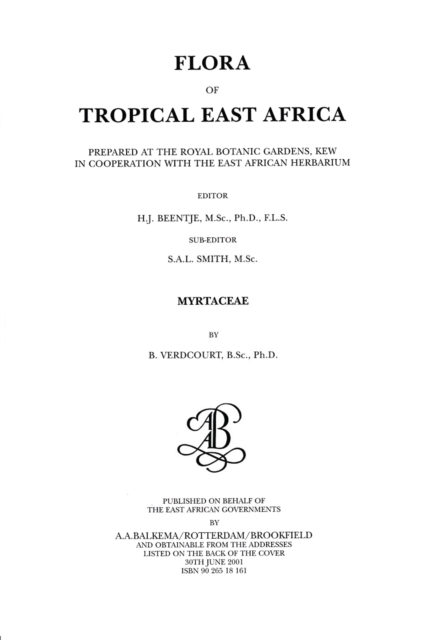 Flora of Tropical East Africa - Myrtaceae (2001)