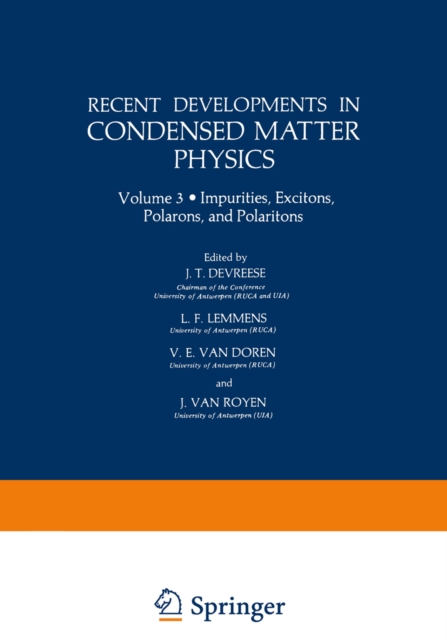 Recent Developments in Condensed Matter Physics