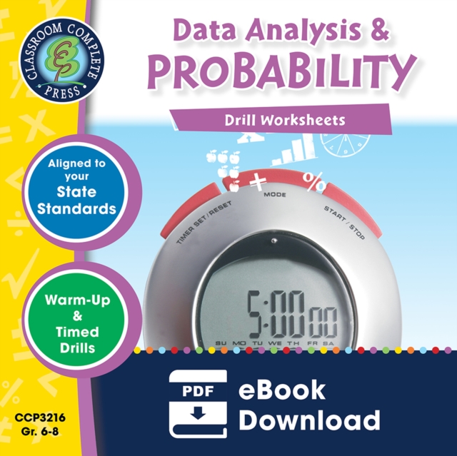 Data Analysis & Probability - Drill Sheets Gr. 6-8