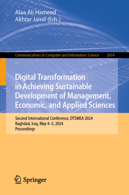Digital Transformation in Achieving Sustainable Development of Management, Economic, and Applied Sciences