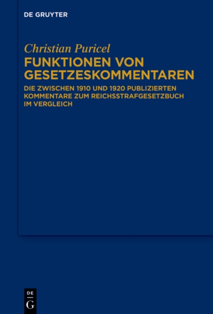 Funktionen von Gesetzeskommentaren