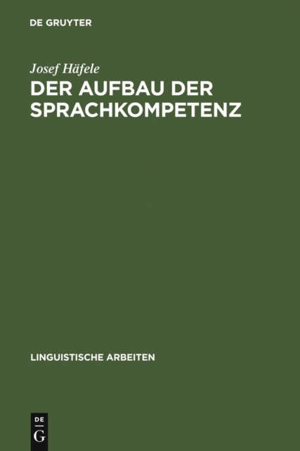 Der Aufbau der Sprachkompetenz