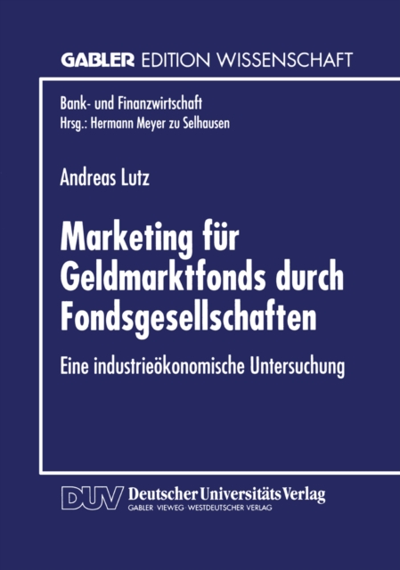 Marketing für Geldmarktfonds durch Fondsgesellschaften