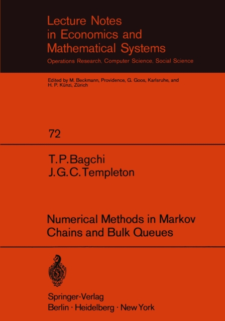 Numerical Methods in Markov Chains and Bulk Queues