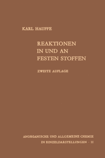 Reaktionen in und an festen Stoffen
